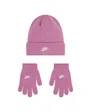 Ensemble bonnet et gants Enfant plus âgé CLUB BEANIE/GLOVE SET Rose