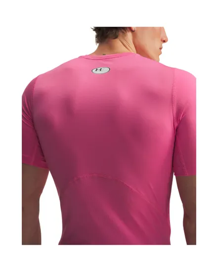 T-shirt Homme UA HG ARMOUR COMP SS Rose