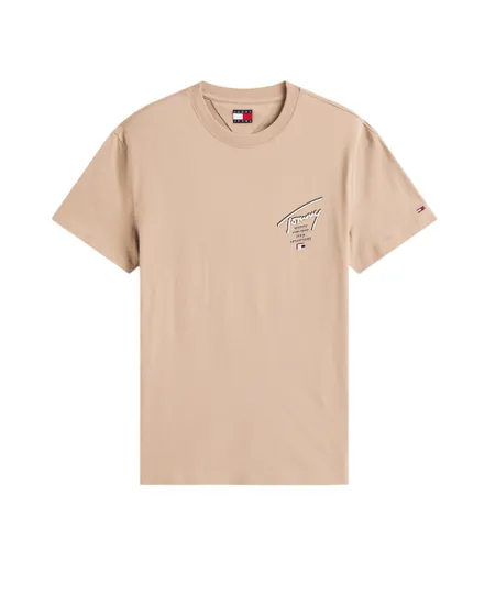 T-shirt col rond Homme REG SIGN CITY TEE EXT Taupe