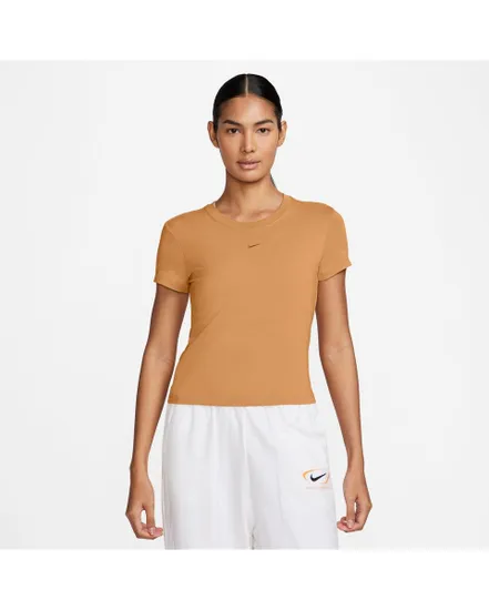 T-shirt Femme W NSW NK CHLL KNT MD CRP Orange