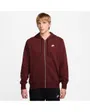 Sweat zip à capuche Homme M NK CLUB BB FZ HOODIE Bordeaux