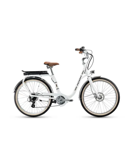 Vélo électrique urbain Unisexe ELC01 26 CENTRAL 400 Wh Blanc