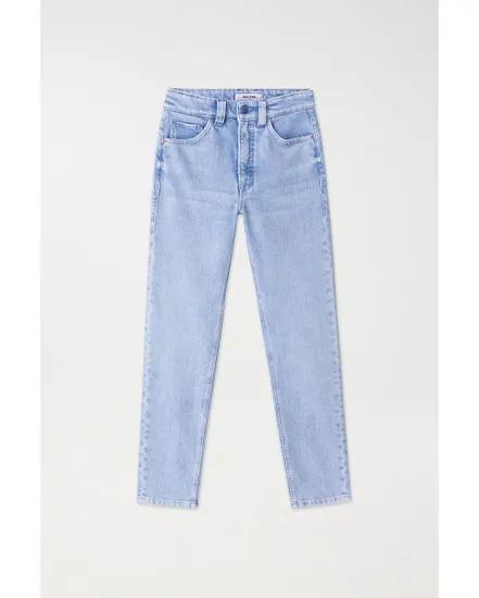 Jean Femme GLAMOUR CROP SLIM BL Bleu