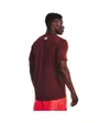 T-shirt manches courtes Homme UA HG ARMOUR FITTED SS Bordeaux