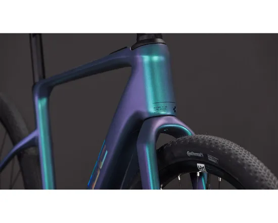 Vélo trekking électrique NULANE HYBRID C:62 SLX 400X Bleu Polaire