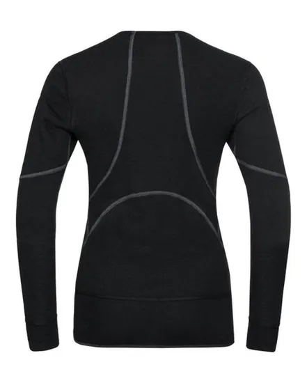 T-shirt manches longues Femme BL TOP CREW NECK L/S ACTIVE X-WARM ECO Noir