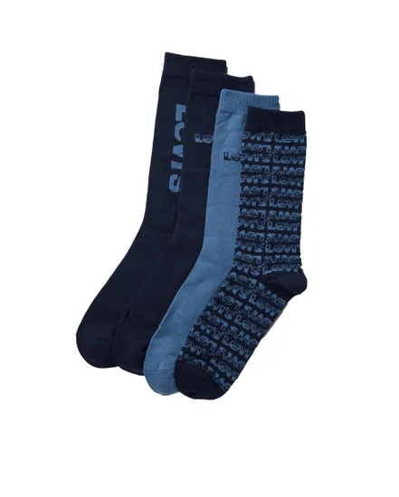 Chaussettes Homme Levi's Boîte Cadeau Denim Logo 4P