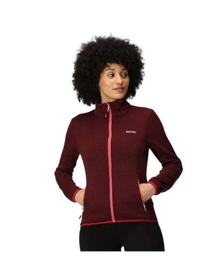 Veste zip Femme WMS NEWHILL Bordeaux