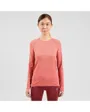 Haut manches longues Femme T-SHIRT CREW NECK L/S ESSENTIAL SEAMLESS Rose