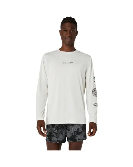 T-shirt manches longues Homme FUJITRAIL LOGO LS TOP Beige