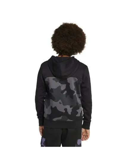 Sweat à capuche Enfant J  CAMO FL HD Noir