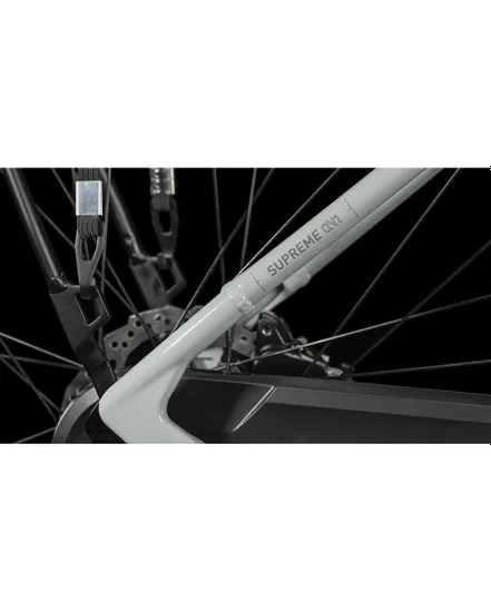 Vélo électrique urbain Unisexe SUPREME HYBRID ONE 500 Gris