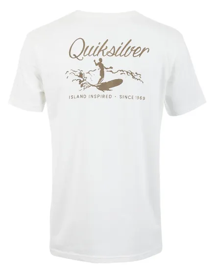 TEE-SHIRT MANCHES COURTES Homme PARADISE FLAXTON Blanc