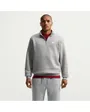 Pull col zip Homme M NK CLUB BB HZ TOP Gris