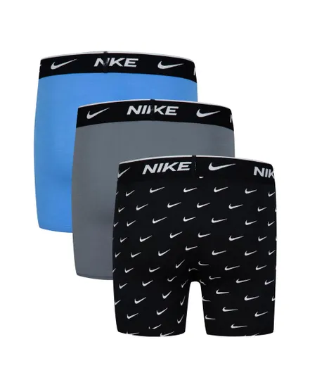 Lot 3 boxers Enfant plus âgé NHB PRINT E DAY CT STRCH 3P Noir