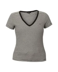 T-Shirt Slim Femme Essential Rib V