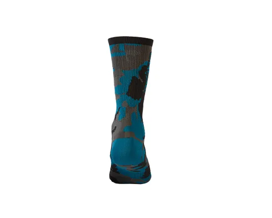 Chaussettes Unisexe MTB PERFORMANCE CAMO Gris/Bleu/Noir