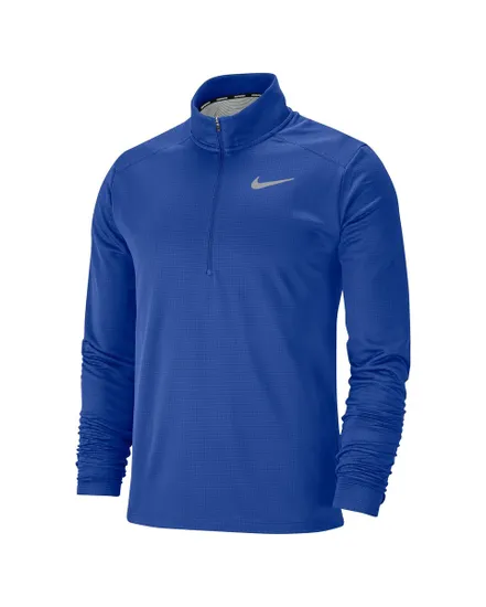 T-shirt manches longues Homme M NK DF PACER TOP HZ Bleu