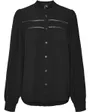 Chemise Femme VMEMMA LS Lace Shirt WVN GA NOOS