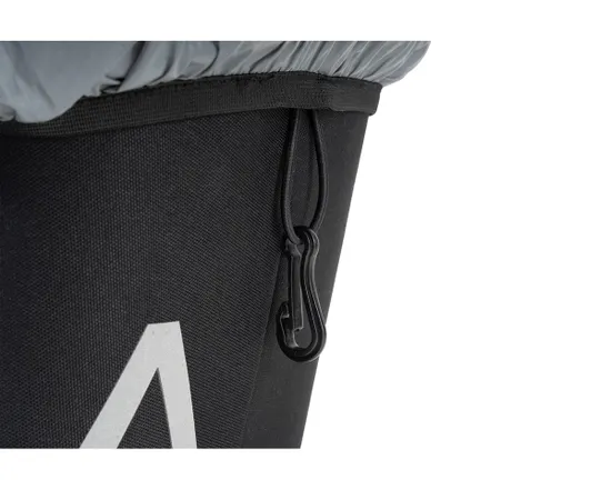 Housse de pluie pour panier CITY 15 FILINK Gris réfléchissant