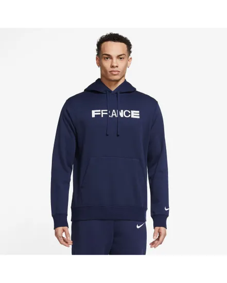 Sweatshirt à capuche manches longues Homme FFF M NSW CLUB HOODIE PO BB Bleu