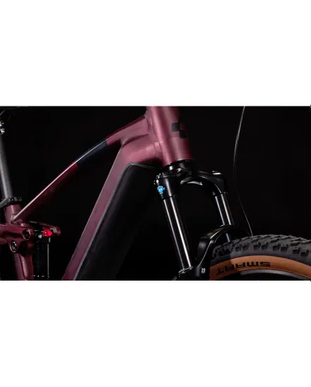 VTT électrique tout suspendu Unisexe STEREO HYBRID 120 ONE 625 Bordeaux/Noir