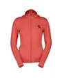 Veste polaire Femme DEFINED LIGHT HOODY Rouge clair