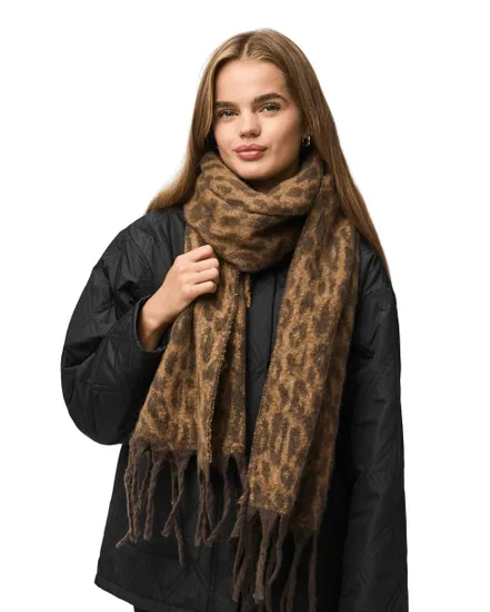 Écharpe Longue Femme Naya Motif Léopard