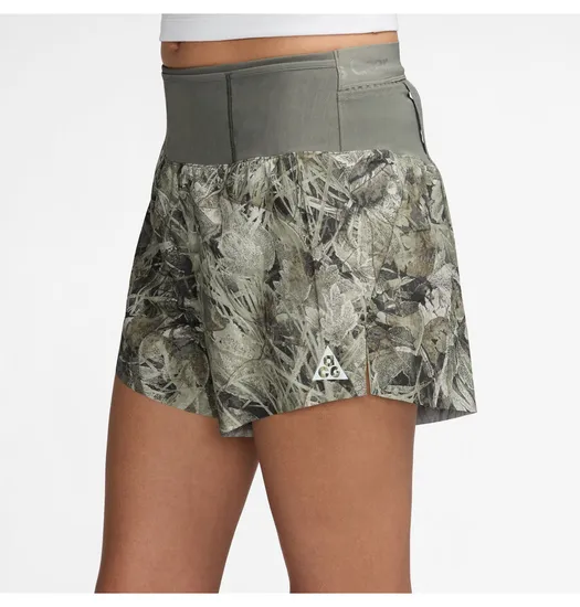 Short Femme W ACG TRAIL DF MRBF 4IN SH AOP Vert