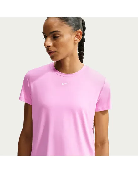 T-shirt Femme W NK ONE CLASSIC DF SS TOP Rose