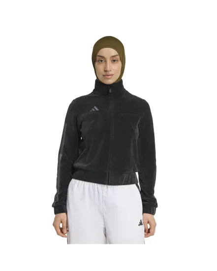Veste zip Femme W TIRO Q4 TT Noir