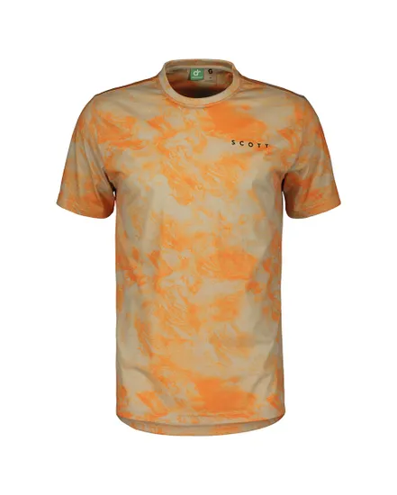 T-shirt manches courtes Homme DRI TIE DYE Beige/Orange