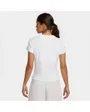 T-shirt Femme W NSW RIB  TGHT SS TEE Blanc