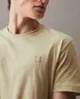 T-shirt Homme CK EMBRO BADGE TEE Beige