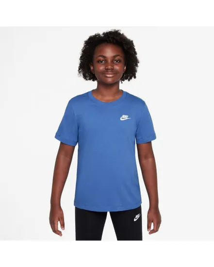 T-shirt Enfant plus agé K NSW TEE EMB FUTURA LBR Bleu