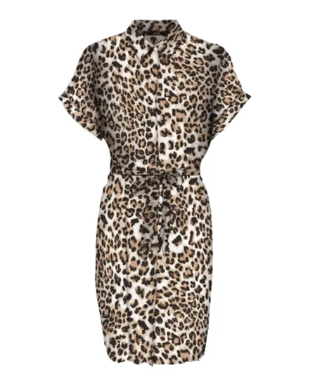 Robe Chemise Femme Imprimé Léopard