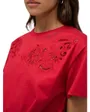 T-shirt Femme Branding Flowers Broderie