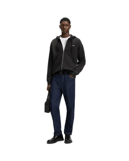 Sweat zippé à capuche Homme DAPOZIP Noir