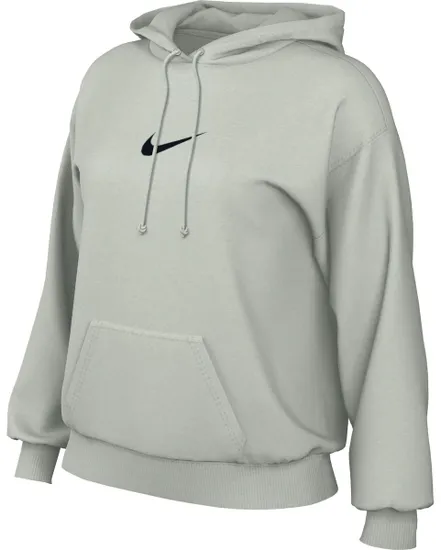 Sweat a capuche manches longues Femme W NSW PHNX FLC OS PO HDY MS Gris