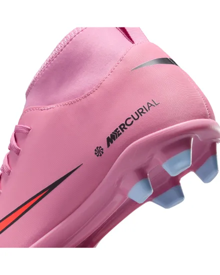 Crampons de football Enfant JR SUPERFLY 10 CLUB FG/MG Rose