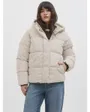 Doudoune à capuche Femme JXGLOBAL PUFFER JACKET OTW ACT Beige