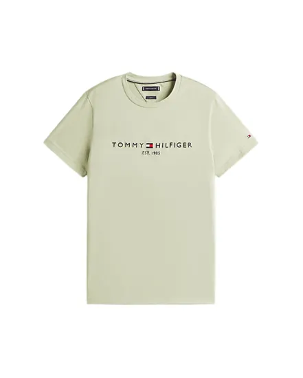 T-shirt col rond Homme TOMMY LOGO TEE Vert Sauge