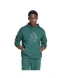 Sweat à capuche manches longues Homme M BL FT HD AOP Vert