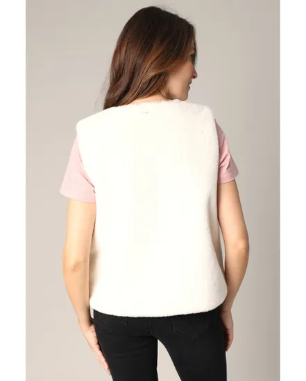Gilet sans manche Femme FUZZY JK W Blanc