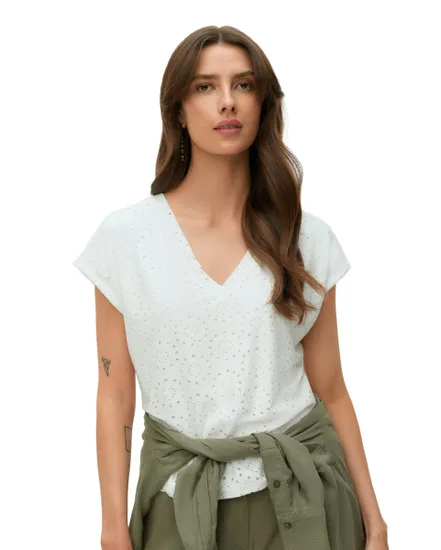 Top Femme VMTASSA Broderie Anglaise