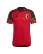 MAILLOT BELGIQUE DOMICILE ADULTE Rouge