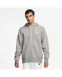 Sweat zip à capuche Homme M NK CLUB BB FZ HOODIE Gris