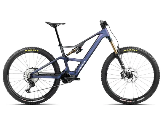 VTT électrique tout suspendu Unisexe RISE LT M10 630W Violet/Carbone