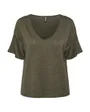 Tee Shirt Femme Pcbillo Oversized Rayures Lurex