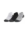 Socquettes Unisexe UA PERFORMANCE TECH 3PK LOW Gris
